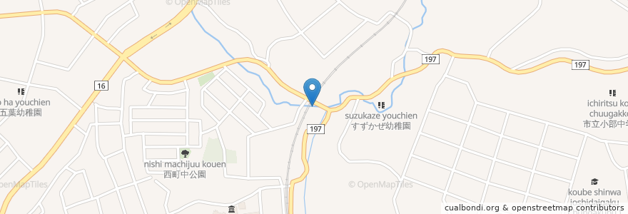 Mapa de ubicacion de ゆもちゃん en Japan, Präfektur Hyōgo, 神戸市, 北区.