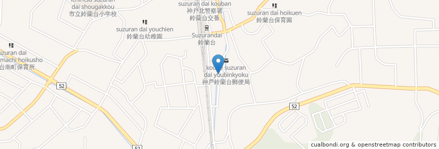 Mapa de ubicacion de パール薬局 en Japão, 兵庫県, 神戸市, 北区.