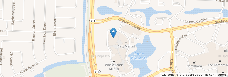 Mapa de ubicacion de Cobb 16 Theatres en 美利坚合众国/美利堅合眾國, 佛罗里达州/佛羅里達州, Palm Beach County, Palm Beach Gardens.