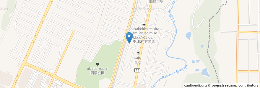 Mapa de ubicacion de 日本イエス・キリスト教団 六甲みどり教会 en Japan, Präfektur Hyōgo, 神戸市, 北区.
