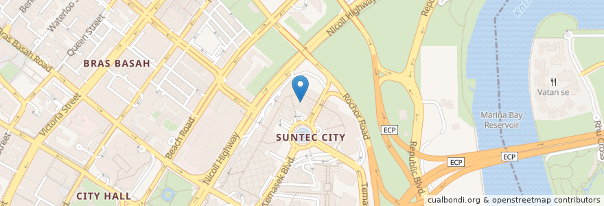 Mapa de ubicacion de Sumiya en Singapour, Central.