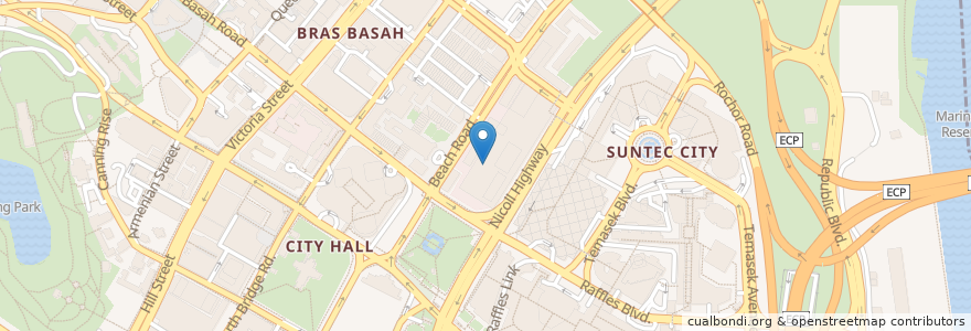 Mapa de ubicacion de Harry's Bar + Dining en シンガポール, Central.