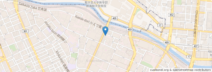 Mapa de ubicacion de とちぎや en Japon, Tokyo, 千代田区.