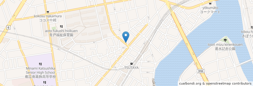 Mapa de ubicacion de 一品家 en Japan, 東京都, 葛飾区.