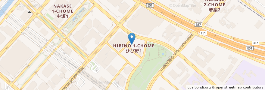 Mapa de ubicacion de スシロー en اليابان, 千葉県, 千葉市, 美浜区.