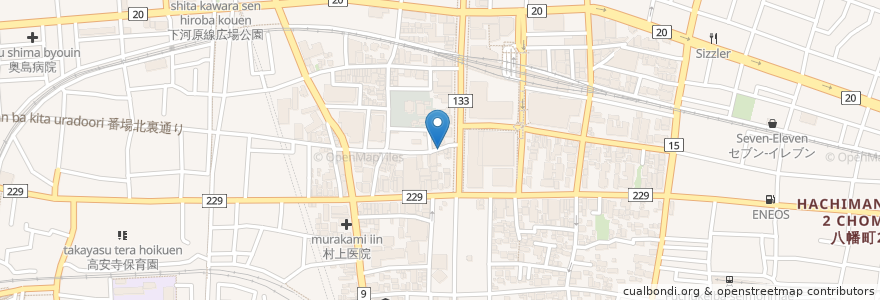 Mapa de ubicacion de もっくん en Japonya, 東京都, 府中市.