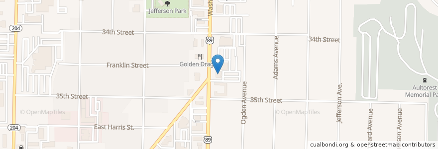 Mapa de ubicacion de Old China Buffet en Amerika Syarikat, Utah, Weber County, Ogden.