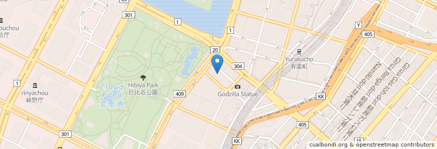 Mapa de ubicacion de Pâtisserie & Café DEL'IMMO en Jepun, 東京都, 千代田区.
