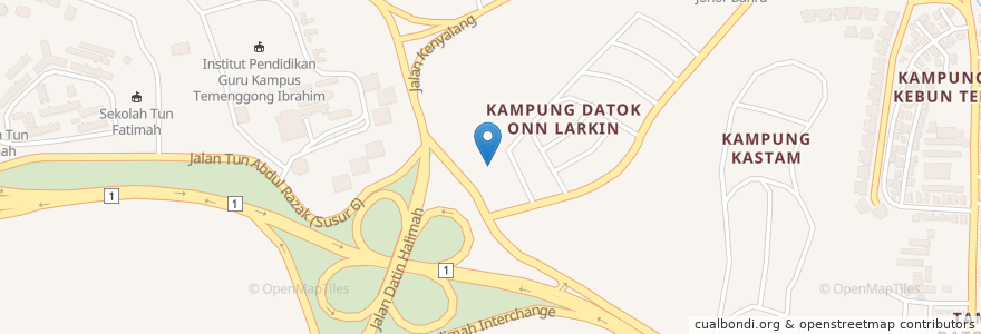 Mapa de ubicacion de KPJ Puteri Specialist Hospital en 马来西亚, Iskandar Malaysia, Iskandar Malaysia, Johor Bahru, Johor Bahru.