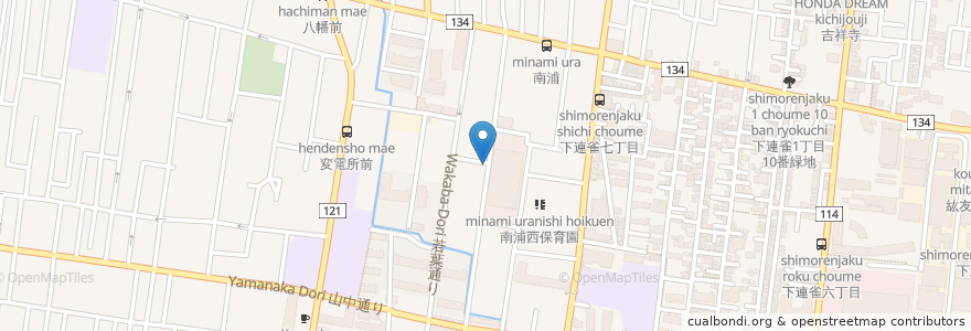 Mapa de ubicacion de あんず訪問クリニック en ژاپن, 東京都, 三鷹市.