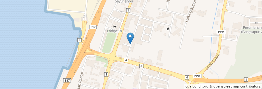 Mapa de ubicacion de Tokyo Restaurant en マレーシア, ペナン, Seberang Perai, Seberang Perai Utara.