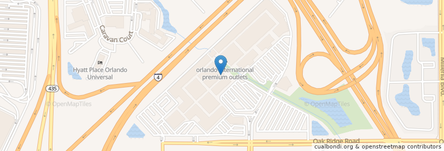 Mapa de ubicacion de Häagen-Dazs en Vereinigte Staaten Von Amerika, Florida, Orange County, Orlando.