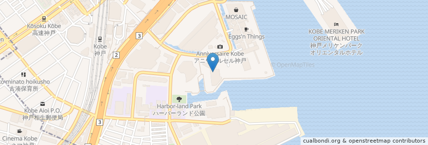 Mapa de ubicacion de Goodays Department en 日本, 兵庫県, 神戸市, 中央区.