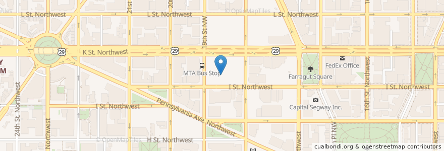 Mapa de ubicacion de Nirvana Express en Estados Unidos Da América, Washington, D.C., Washington.