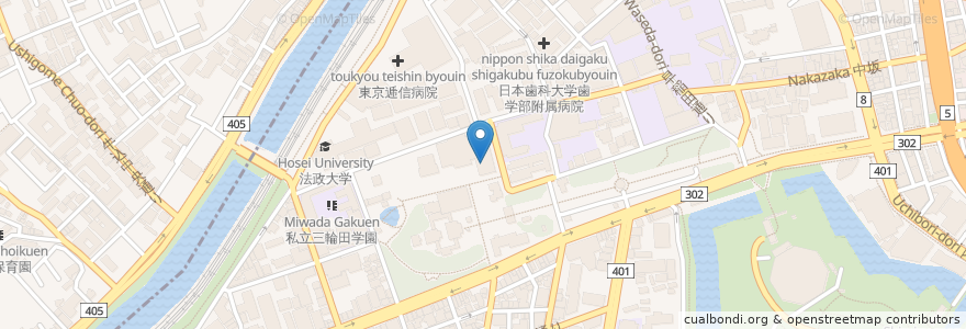 Mapa de ubicacion de 茶寮 結 en 日本, 東京都, 千代田区.