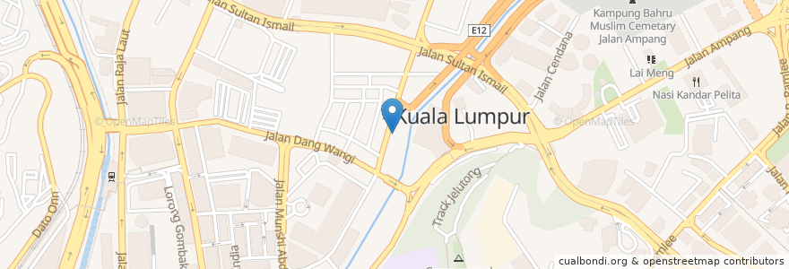 Mapa de ubicacion de Street Food en ماليزيا, سلاغور, كوالالمبور.