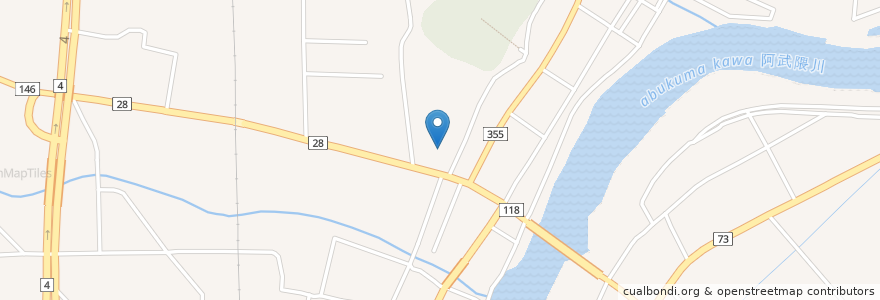 Mapa de ubicacion de 愛宕神社 en Japón, Prefectura De Fukushima, 本宮市.