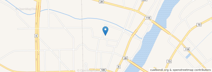 Mapa de ubicacion de 谷病院 en Jepun, 福島県, 本宮市.