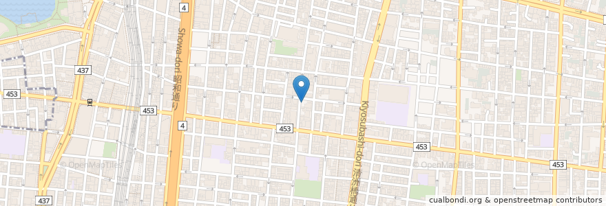 Mapa de ubicacion de マンダイ薬局 en 日本, 东京都/東京都, 台東区.