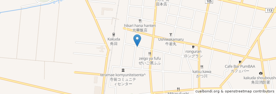 Mapa de ubicacion de 立正佼成会仙台教会仙南支部 en Japão, 宮城県, 角田市.