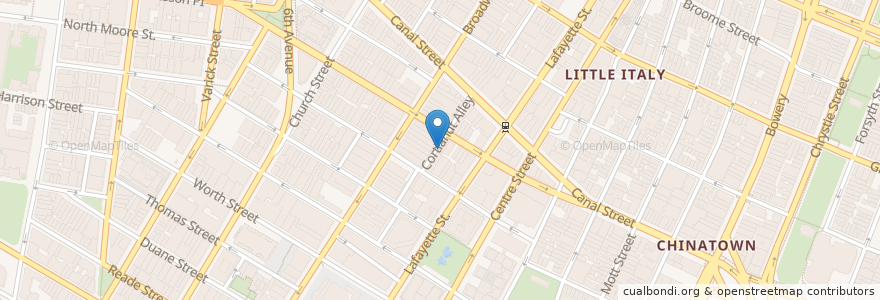 Mapa de ubicacion de Au Cheval Diner en Amerika Birleşik Devletleri, New York, New York, New York County, Manhattan.