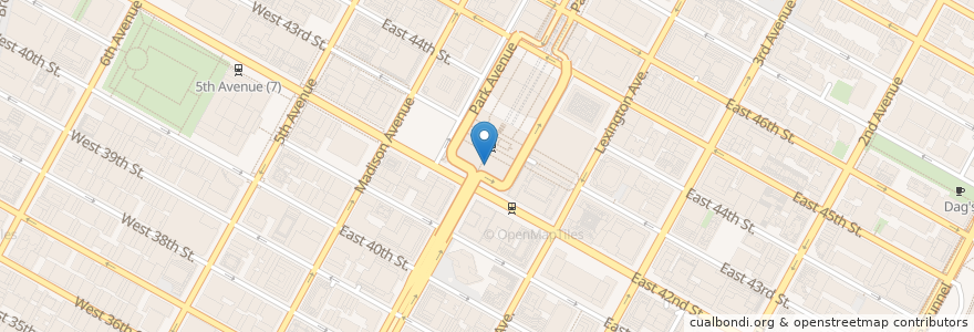 Mapa de ubicacion de oyster bar en 미국, 뉴욕, New York, New York County, Manhattan, Manhattan Community Board 5.