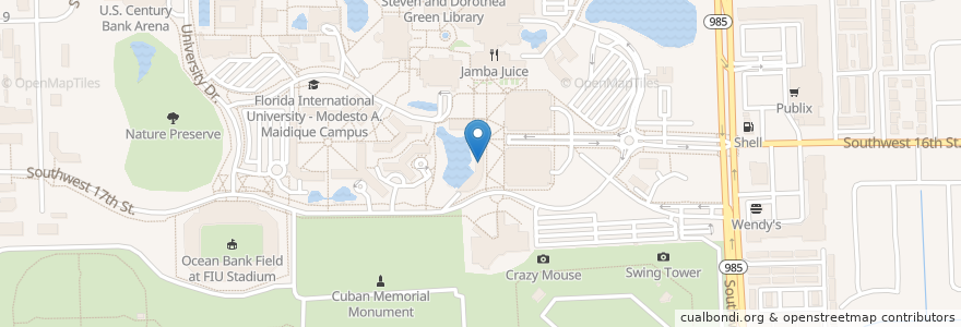 Mapa de ubicacion de Vicky's en États-Unis D'Amérique, Floride, Comté De Miami-Dade.