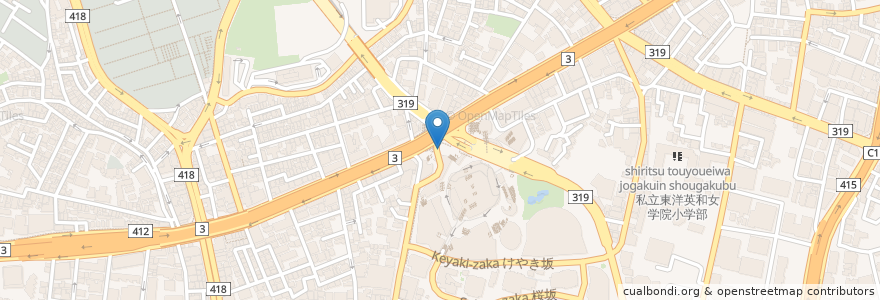 Mapa de ubicacion de 六本木ヒルズ en Japon, Tokyo, 港区.
