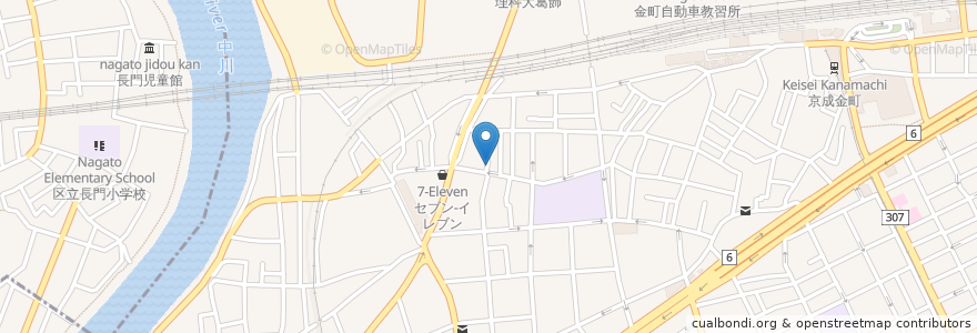 Mapa de ubicacion de 末無弁財天 en Japan, Tokio, 葛飾区.