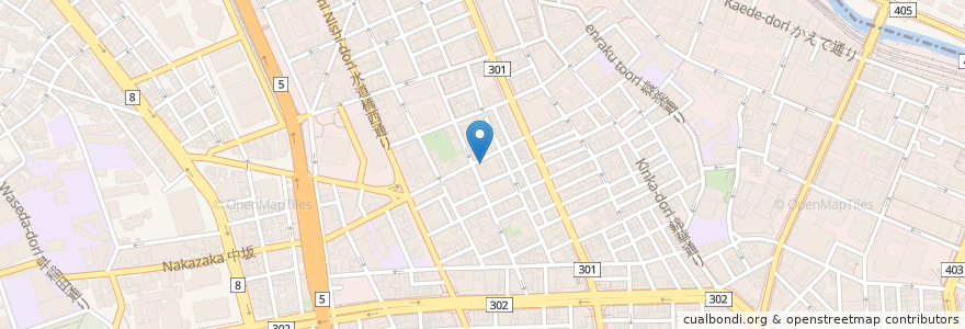 Mapa de ubicacion de ベーカリーアベ en Giappone, Tokyo, Chiyoda.
