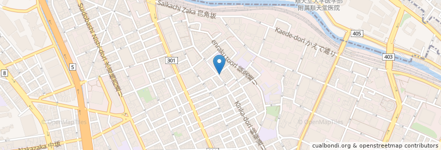 Mapa de ubicacion de 冨多葉 en ژاپن, 東京都, 千代田区.