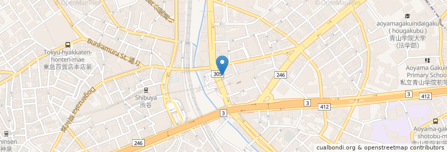 Mapa de ubicacion de 児玉歯科医院 en 日本, 東京都, 渋谷区.