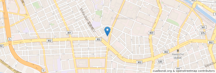Mapa de ubicacion de キッチンカロリー en Japan, 東京都, 千代田区.
