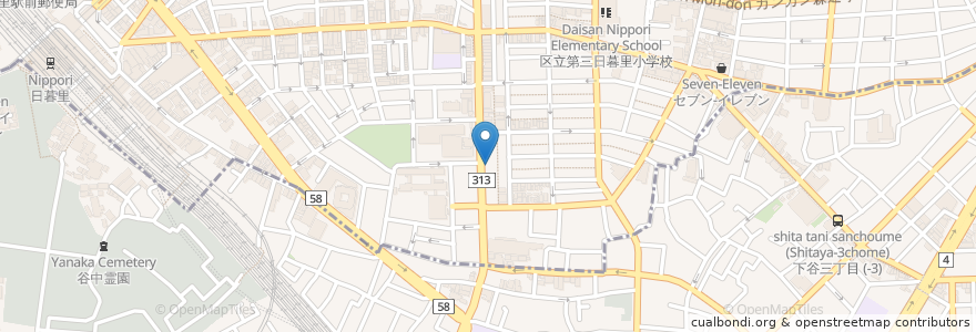 Mapa de ubicacion de ともや en 日本, 東京都, 台東区.