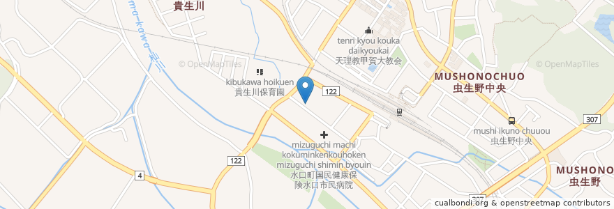 Mapa de ubicacion de 愛宕大神 en Япония, Сига, 甲賀市.