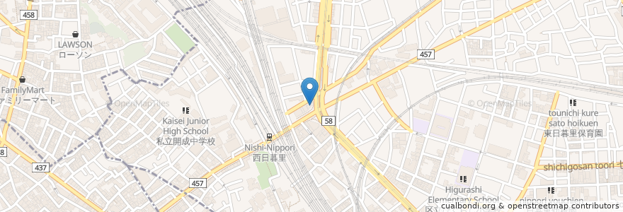 Mapa de ubicacion de カフェ　ド　パルク en Japan, Tokio.