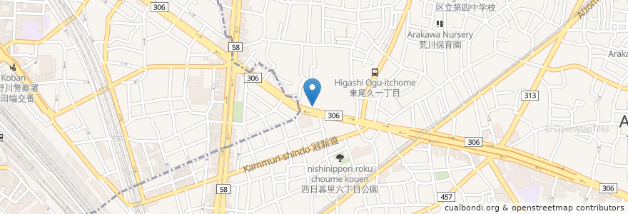 Mapa de ubicacion de 天心ラーメン en Япония, Токио.