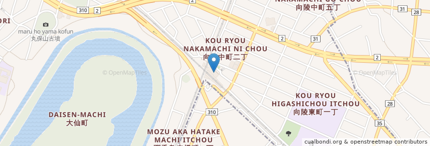 Mapa de ubicacion de オーエスドラッグ　三国ヶ丘店 en Япония, Осака, Сакаи, 堺区.