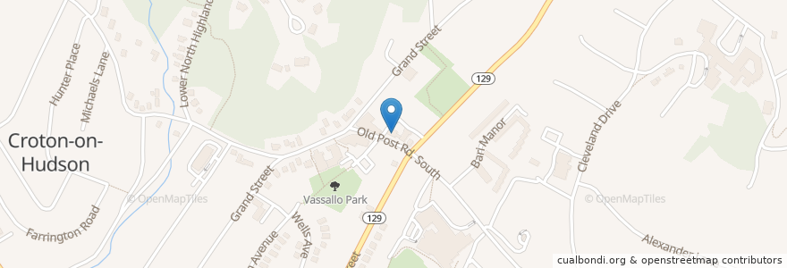 Mapa de ubicacion de Asbury Play and Learn Nursery School en アメリカ合衆国, ニューヨーク州, Westchester County, Croton-On-Hudson, Cortlandt.