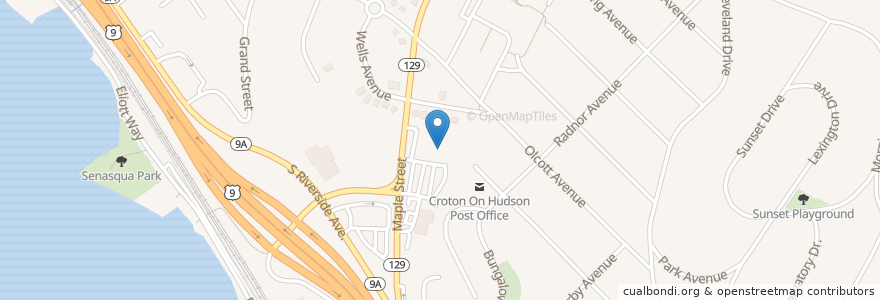 Mapa de ubicacion de CVS en 미국, 뉴욕, Westchester County, Croton-On-Hudson, Cortlandt.