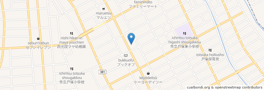 Mapa de ubicacion de けやき保育園 en Japan, 埼玉県, 川口市.