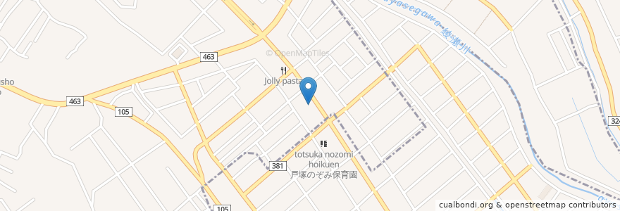 Mapa de ubicacion de くるまやラーメン en Jepun, 埼玉県, 川口市, さいたま市, 緑区.