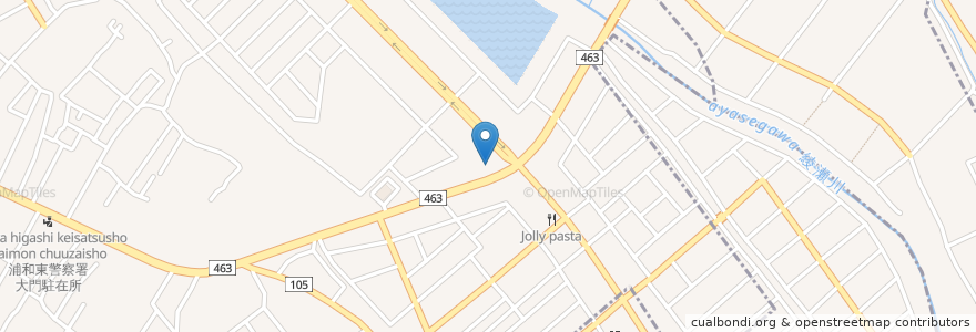 Mapa de ubicacion de スエヒロ館 en Japan, 埼玉県, さいたま市, 緑区.