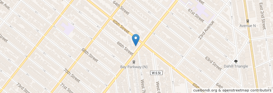 Mapa de ubicacion de Carvel Ice Cream en 美利坚合众国/美利堅合眾國, 纽约州 / 紐約州, 纽约, Brooklyn.