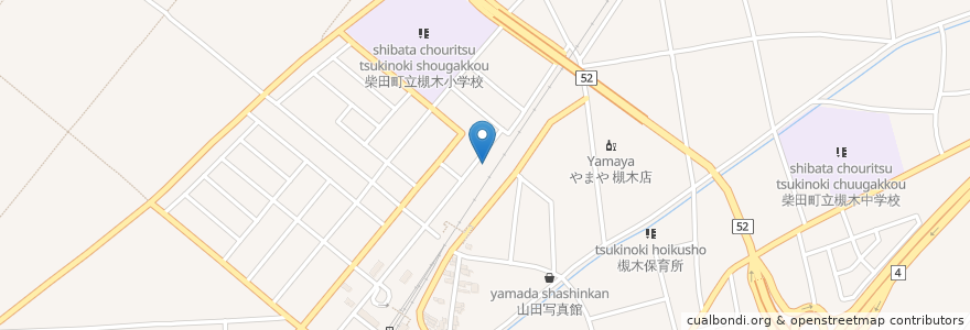 Mapa de ubicacion de 第15区集会所 en Giappone, 宮城県, 柴田郡, 柴田町.