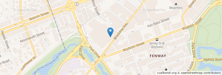 Mapa de ubicacion de Regal Fenway & RPX en Amerika Syarikat, Massachusetts, Suffolk County, Boston.