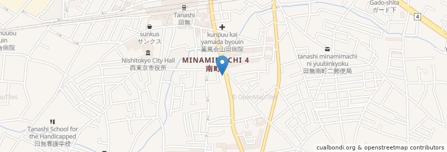 Mapa de ubicacion de 野村動物病院 en 일본, 도쿄도, 西東京市.