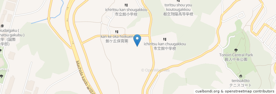 Mapa de ubicacion de そば処 しなの en 日本, 東京都, 八王子市.