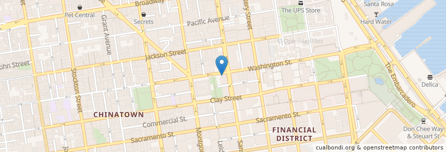 Mapa de ubicacion de Sai's Vietnamese Restaurant en Vereinigte Staaten Von Amerika, Kalifornien, San Francisco, San Francisco.