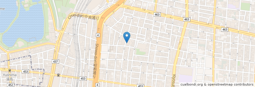 Mapa de ubicacion de ぞうさん内科クリニック en ژاپن, 東京都, 台東区.